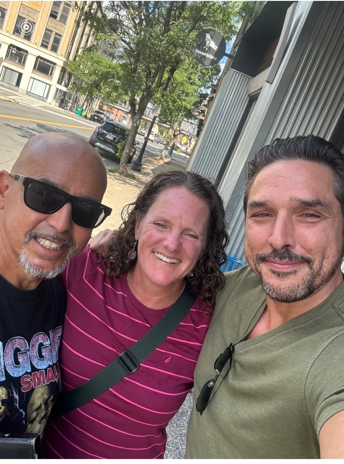 Rob G with friends from the recovery community on the North Shore
